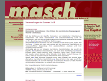 Tablet Screenshot of masch-hamburg.de
